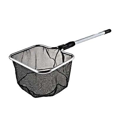Multipurpose Metal Fish Net - Stretchable Long Handle16" X 16" Net Space - 5ft