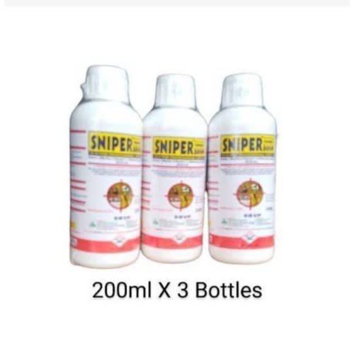 Sniper Insecticide 1000ec Ddvp - 200ml x 3 Bottles