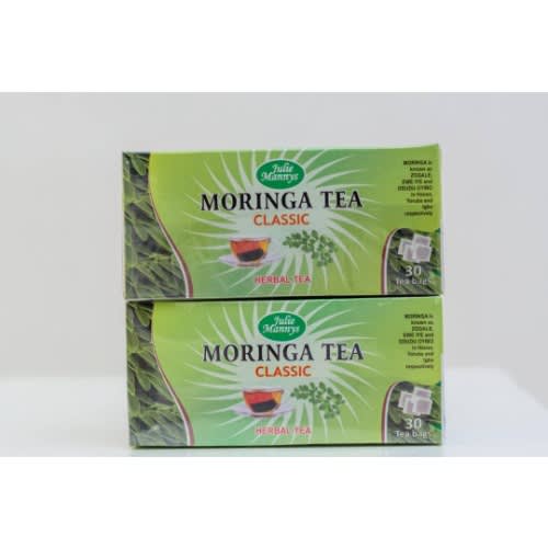 Julie Mannys Moringa Tea Classic -30 Tea Bags