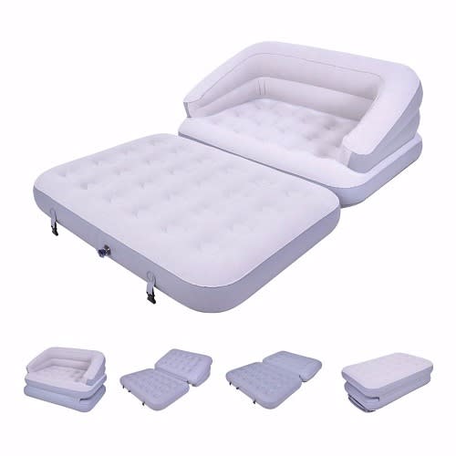 Avenli 5-in-1 Inflatable Flocked Sofa Bed
