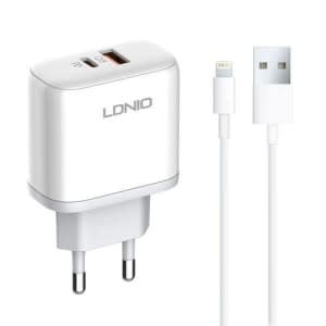 Ldnio Dual Usb Qc4.0 Super Fast Charger A2526c - 45W