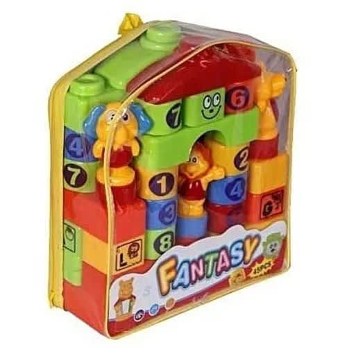 Educational Building Blocks - 45 Pcs
