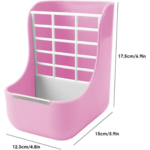 Rabbit Feeder Bowl - Pink