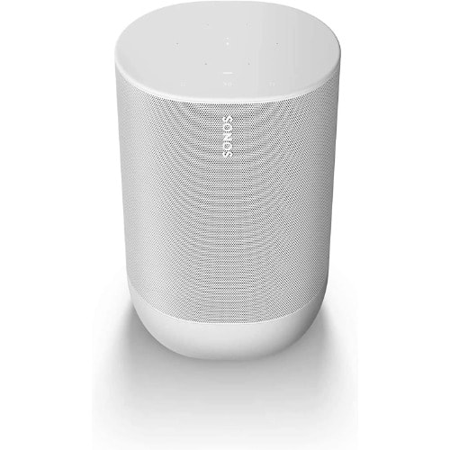 Move - Battery-powered Smart Speaker, Wi-fi And Bluetooth With Alexa Built-in - Luna White