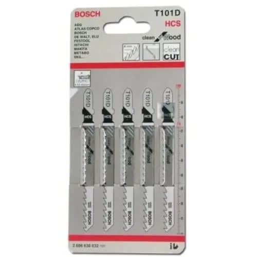Bosch Jig Saw Blade For Wood Working - 5pcs