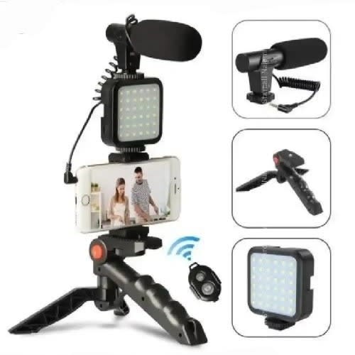 Vlogging Video Making Kit With Mini Tripod Stand - AY-49