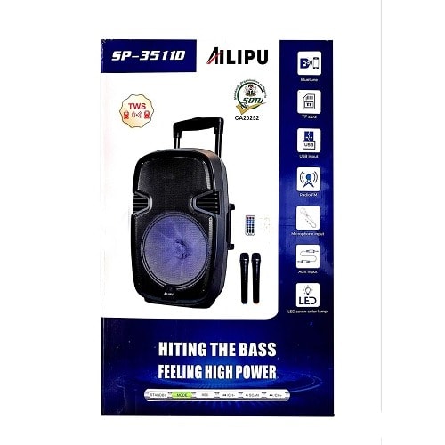 Ailipu-dual-15-amplified-public-address-speaker-black