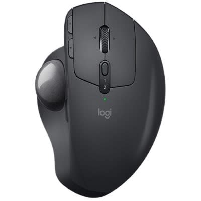 Mx Ergo Trackball Computer Mouse - Black