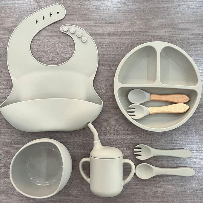 BABY SILICONE PLATE SET