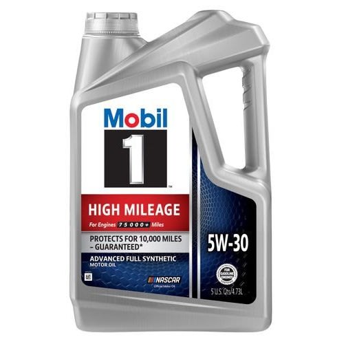 Mobil 1 High Mileage Full Synthetic Motor Oil 5w-30