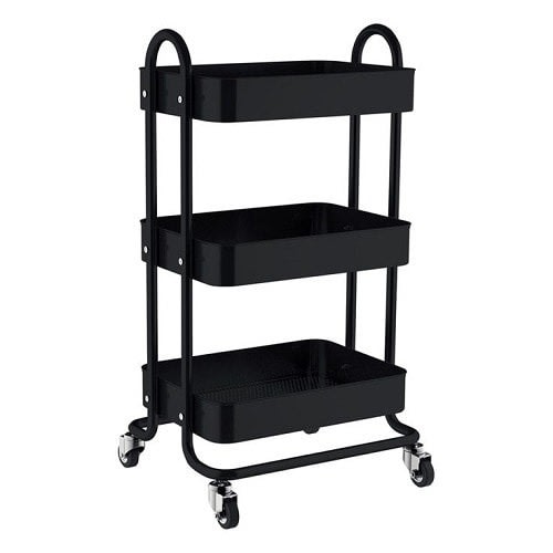 Kitchen 3 Tiers Cart Rolling Storage Rack With Wheels