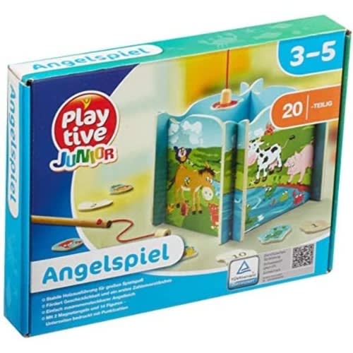 Montessori Magnetic Wooden Fishing Game