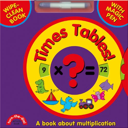 Turn The Dial - Times Tables! Wipe Clean Book