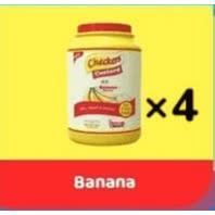 Checkers Banana Custard Powder — 1kg Jar By 4.