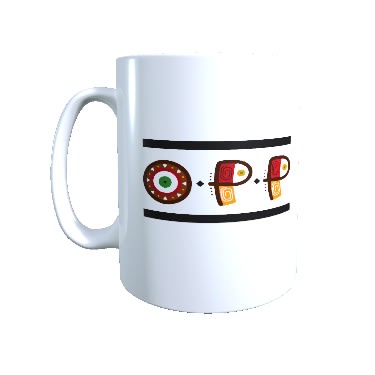 OPP Mug - 15oz Big - White