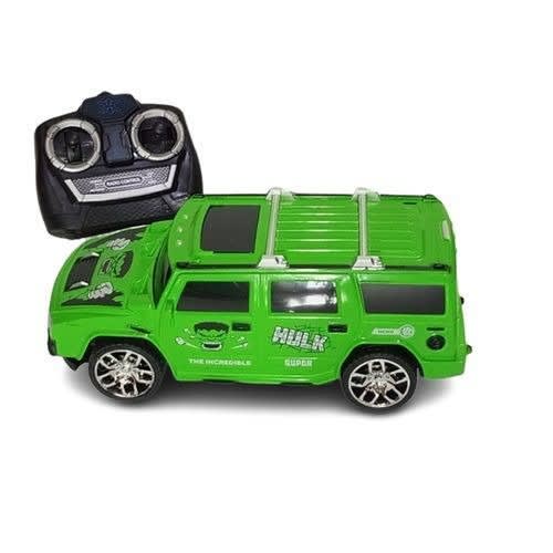Remote Controlled Hulk Superhero Toy SUV Sport Car - Green