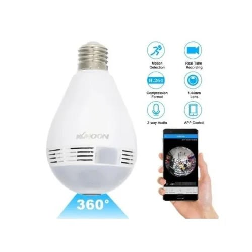 1080p Wi-fi Panorama Cctv Bulb Camera