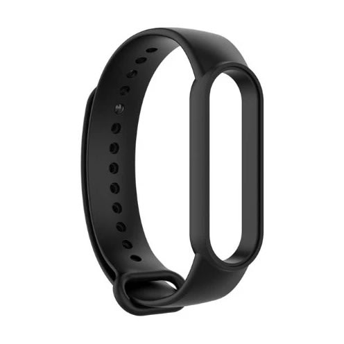 Silicone Replacement Strap For Xiaomi Mi Ban3d/4/ 5/6 - Black