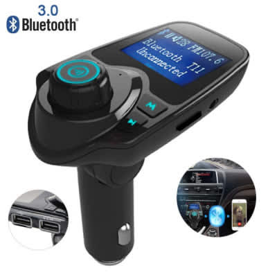 Bluetooth FM Transmitter & Car Charger + Free Cable