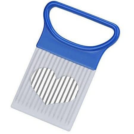 Vegetable Stainless Steel Cutter Fork - Blue