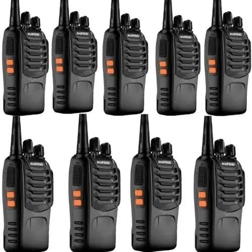 Walkie Talkie Two Way Radio Uhf 400-470mhz - Bf-888s - 9 Pieces