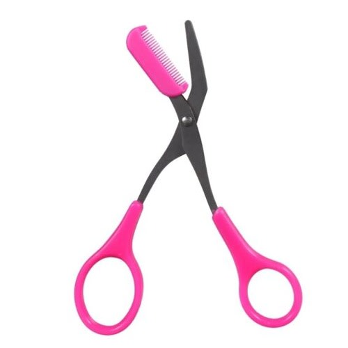 Eyebrow Trimmer Scissors With Mini Comb