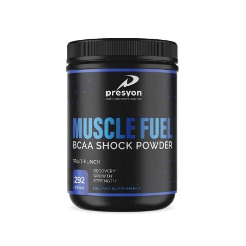 Presyon Muscle Fuell Bcaa Shock Powder 292g Fruit Punch