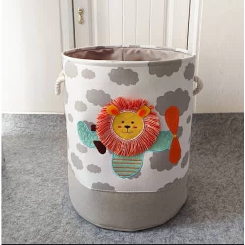 Babies And Kids Laundry Basket And Storage Hamper Lion