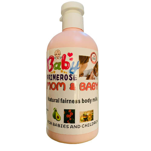 Baby Primerose Mom & Baby - Natural Fairness Body Milk With Avocado & Jojoba Oil - 500ml