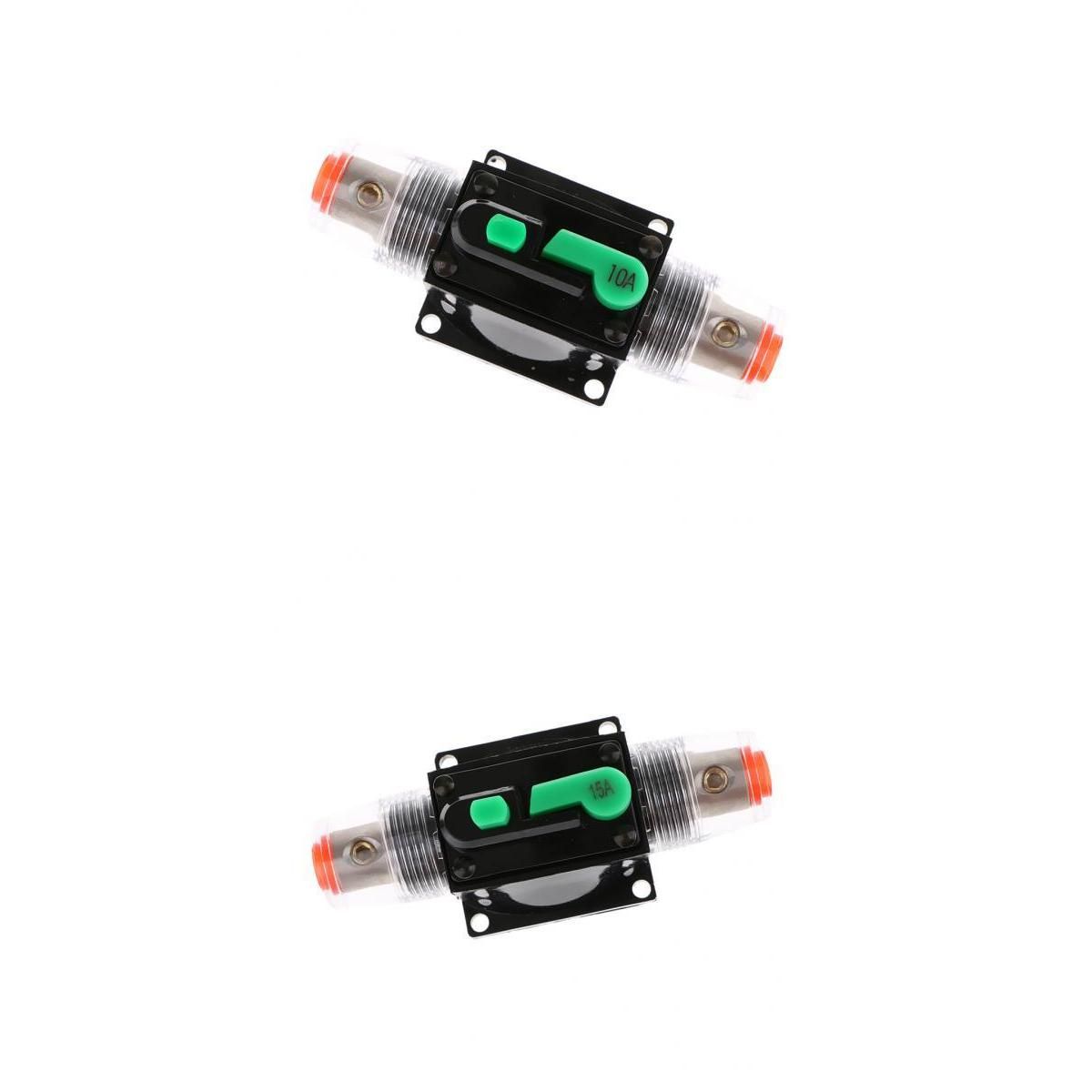 190 Amp DC Circuit Breaker – 12V/24V/32V In-Line Fuse For Car Audio, RV, Boat & Stereo Systems