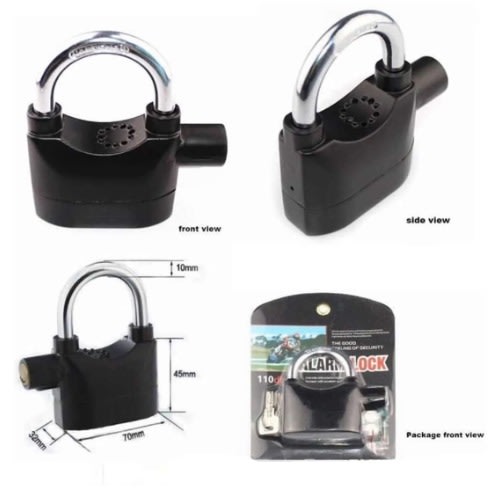 Anti Theft Alarm Security Padlock