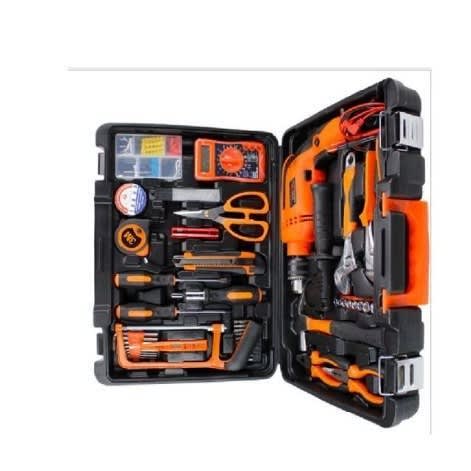 Tools Box Kit With Electric Drill Machine