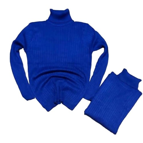 Turtle Neck - Blue