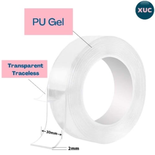 Super Strong Double Sided Nano Reusable Magic Adhesive Tape