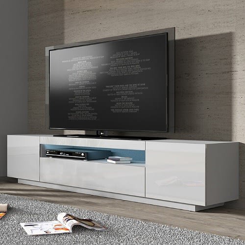 Sadia Besant - Tv Stand For Tvs Up To 88 Inches/ White