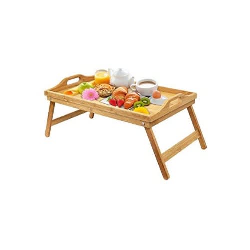 Bamboo Bed Tray With Foldable Legs