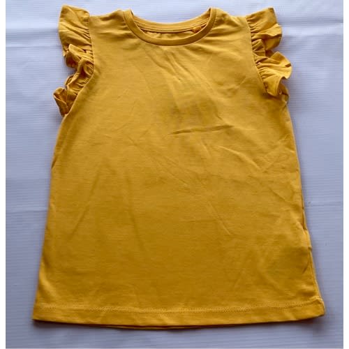 Short Sleeve Top - Mustard Yellow
