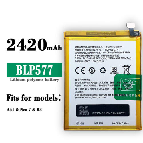 Replacement Battery For Oppo Neo 7 - blp577