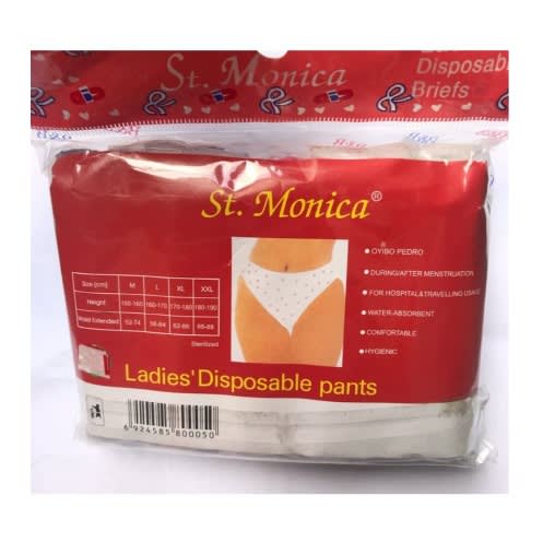 Ladies Disposable Pants 5 Pcs × 2 Packs