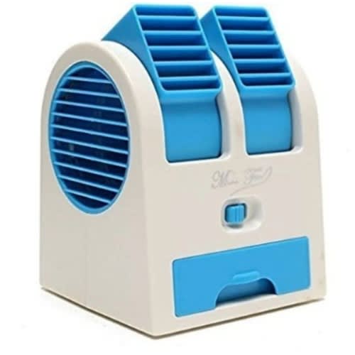 Mini Fan Air Conditioner - Blue