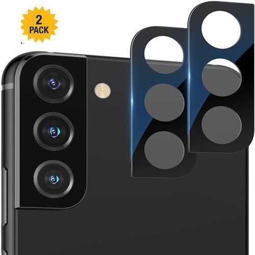 Black Camera Protector For Samsung S22 Plus- 2 Pack
