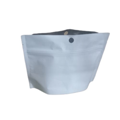 Resealable Packaging Pouch - 100 Pieces - White