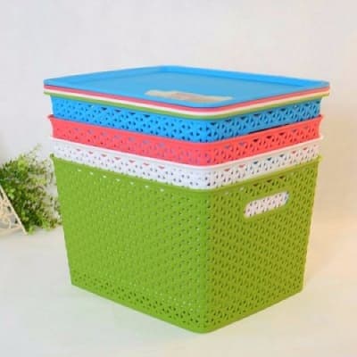 Plastic Storage Basket - Set Of 4