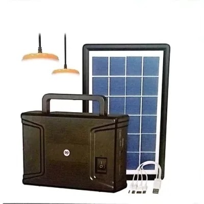 Dp Multifunctional Solar Kit With 2 Bulbs - 7000mAh