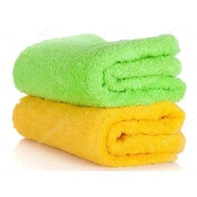 Bathing Towels - Green & Yellow - 70x130cm