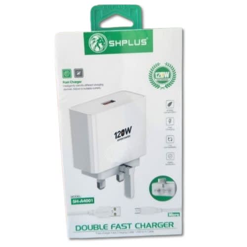 Shplus 120w Double Fast Charger For Android