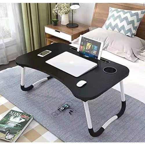 Foldable Laptop And Study Table With Cup Holder