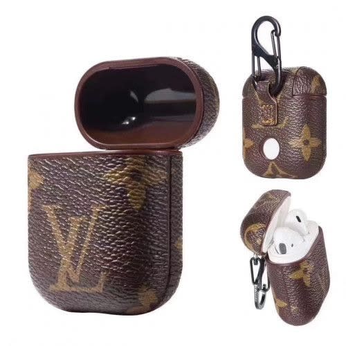 Louis Vuitton Inspired Case With Cable For Airpod