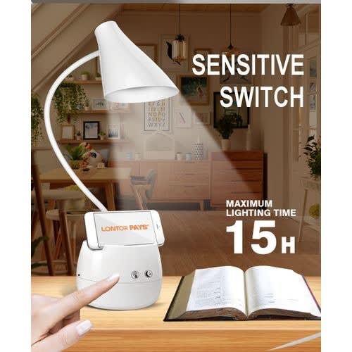 Stylish Reading Lamp With Night Light And Fingerprint