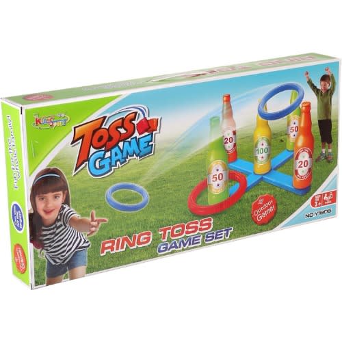 2 In 1 Basket-bottle Ringtoss Target Game